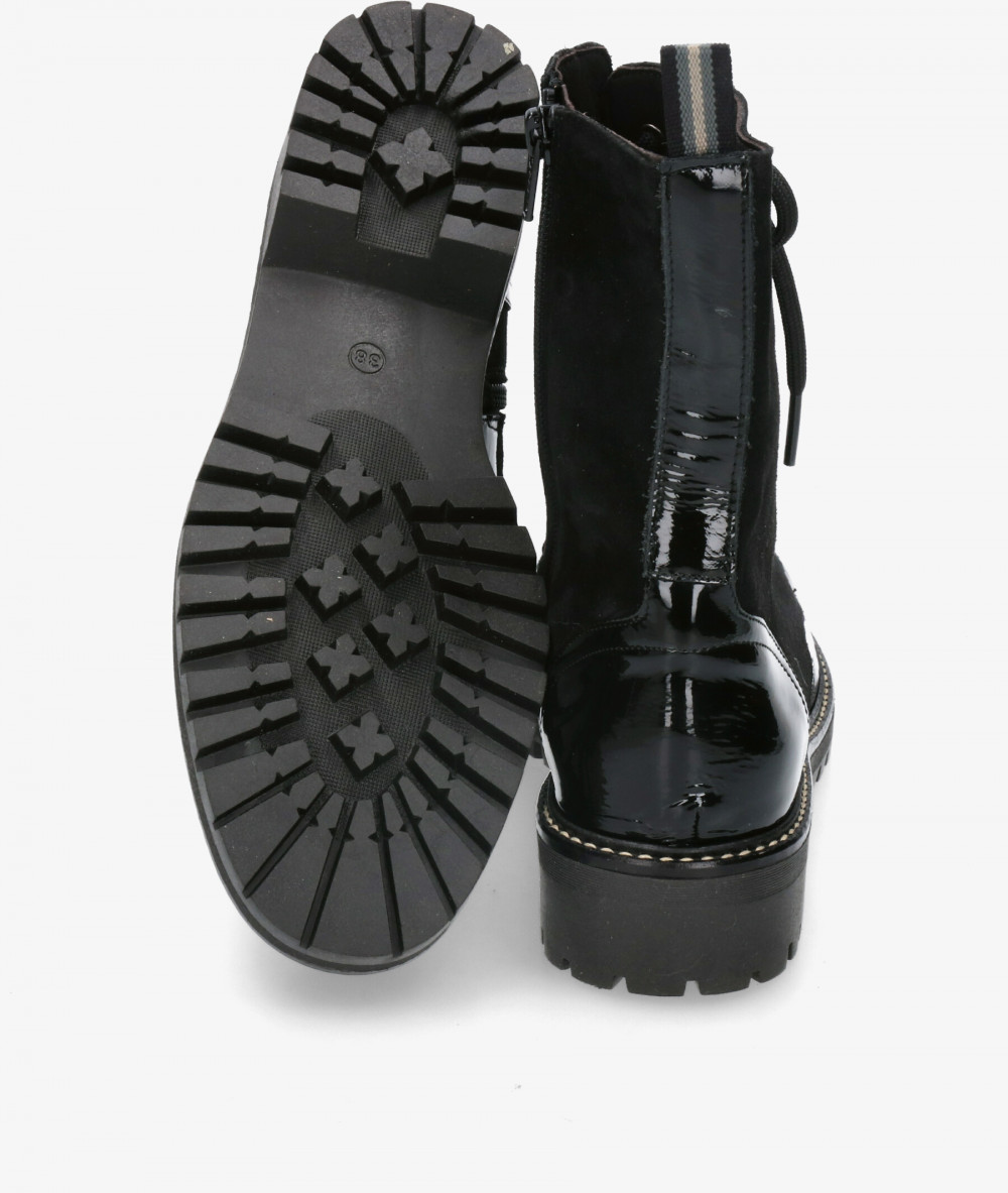 Botines bloom&you LUNA en charol negro