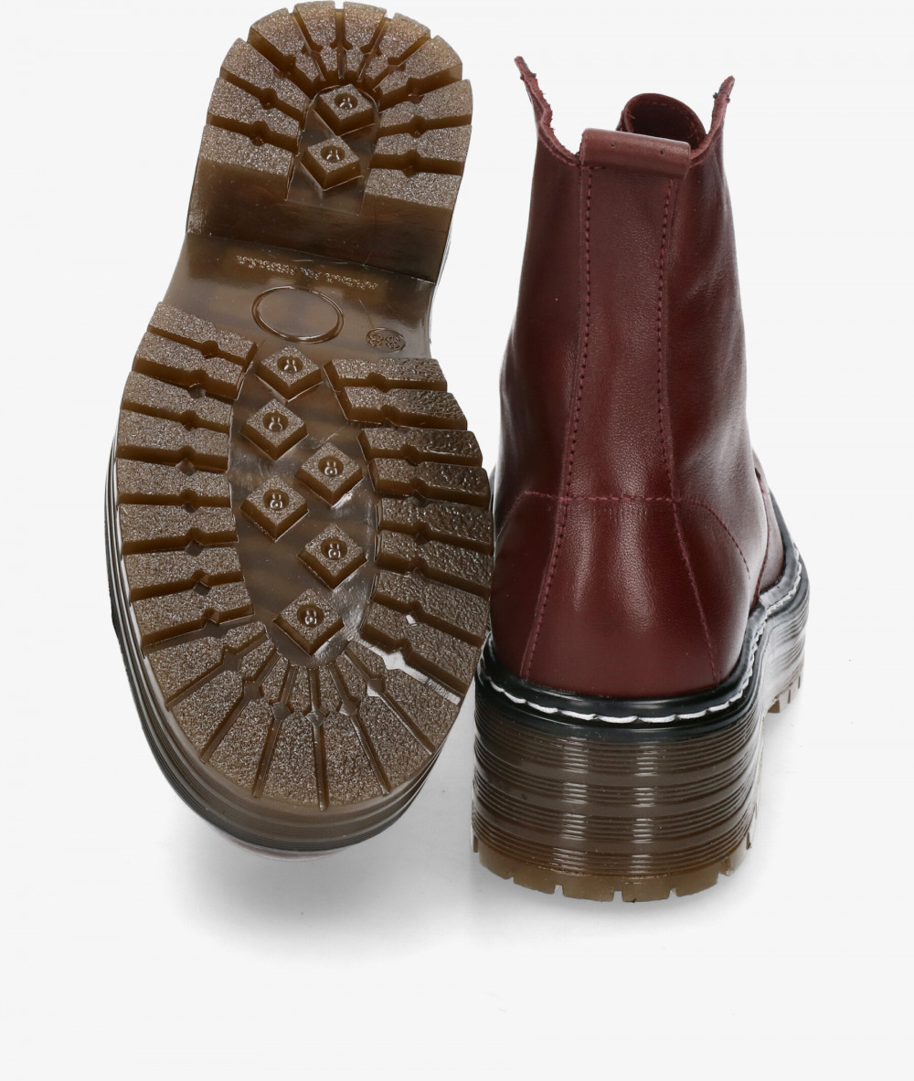 Botines Rhostock  122 en burdeos Botines Rhostock  122 en burdeos