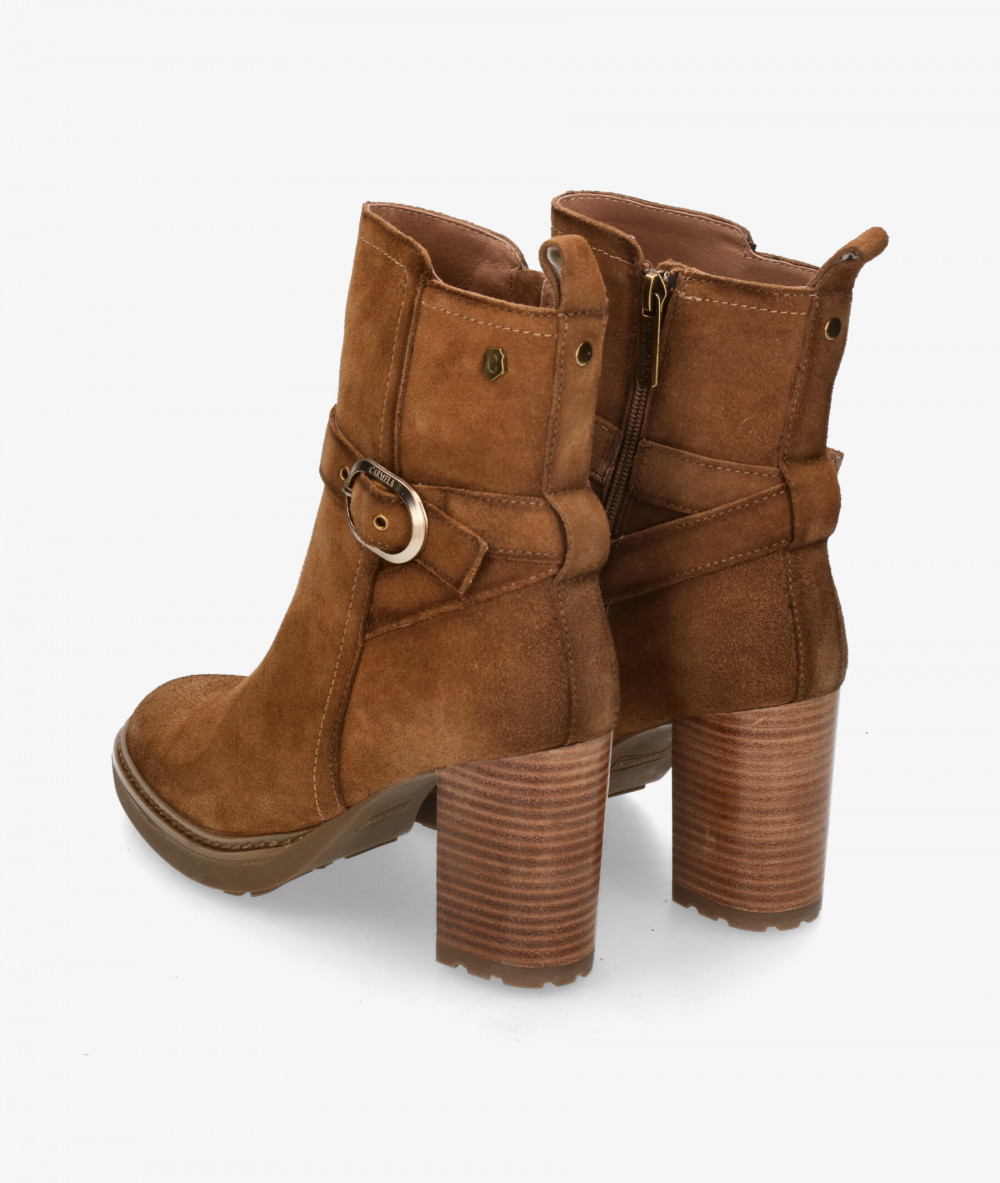 Botines Carmela  161135 en serraje cuero Botines Carmela  161135 en serraje cuero