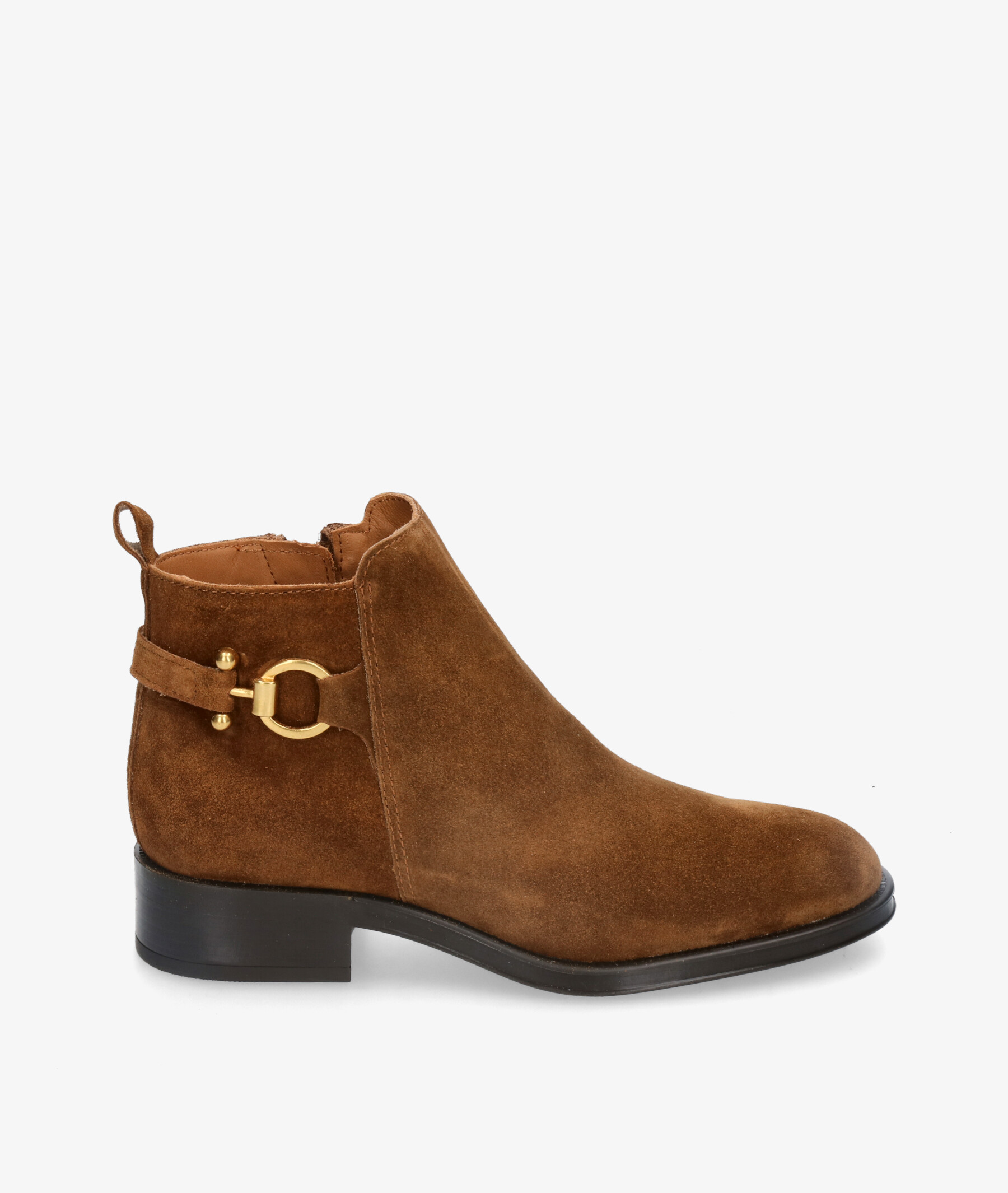 Botines Alpe 2310 en serraje cuero
