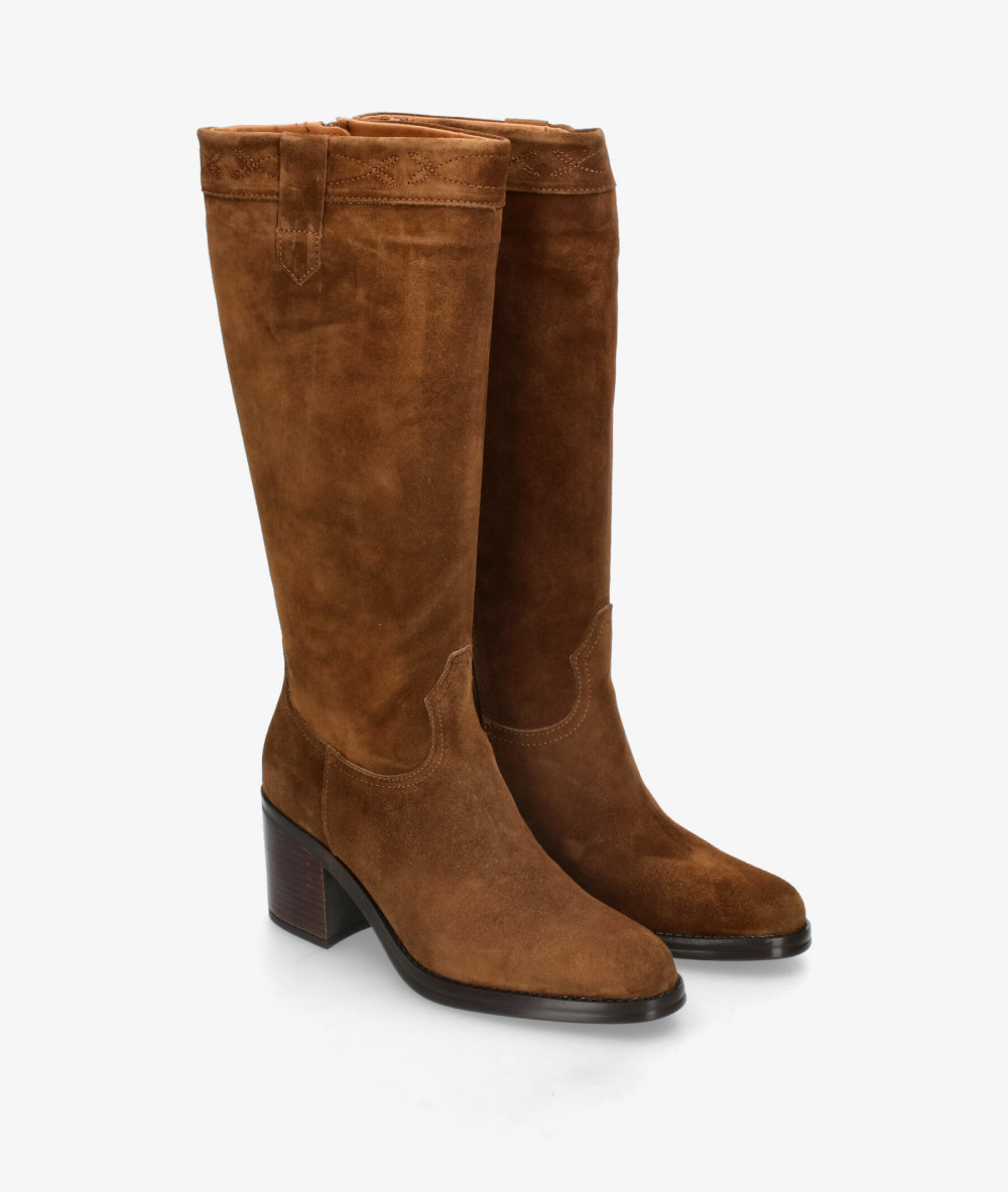 Botas Alpe  2390 en serraje cuero Botas Alpe  2390 en serraje cuero