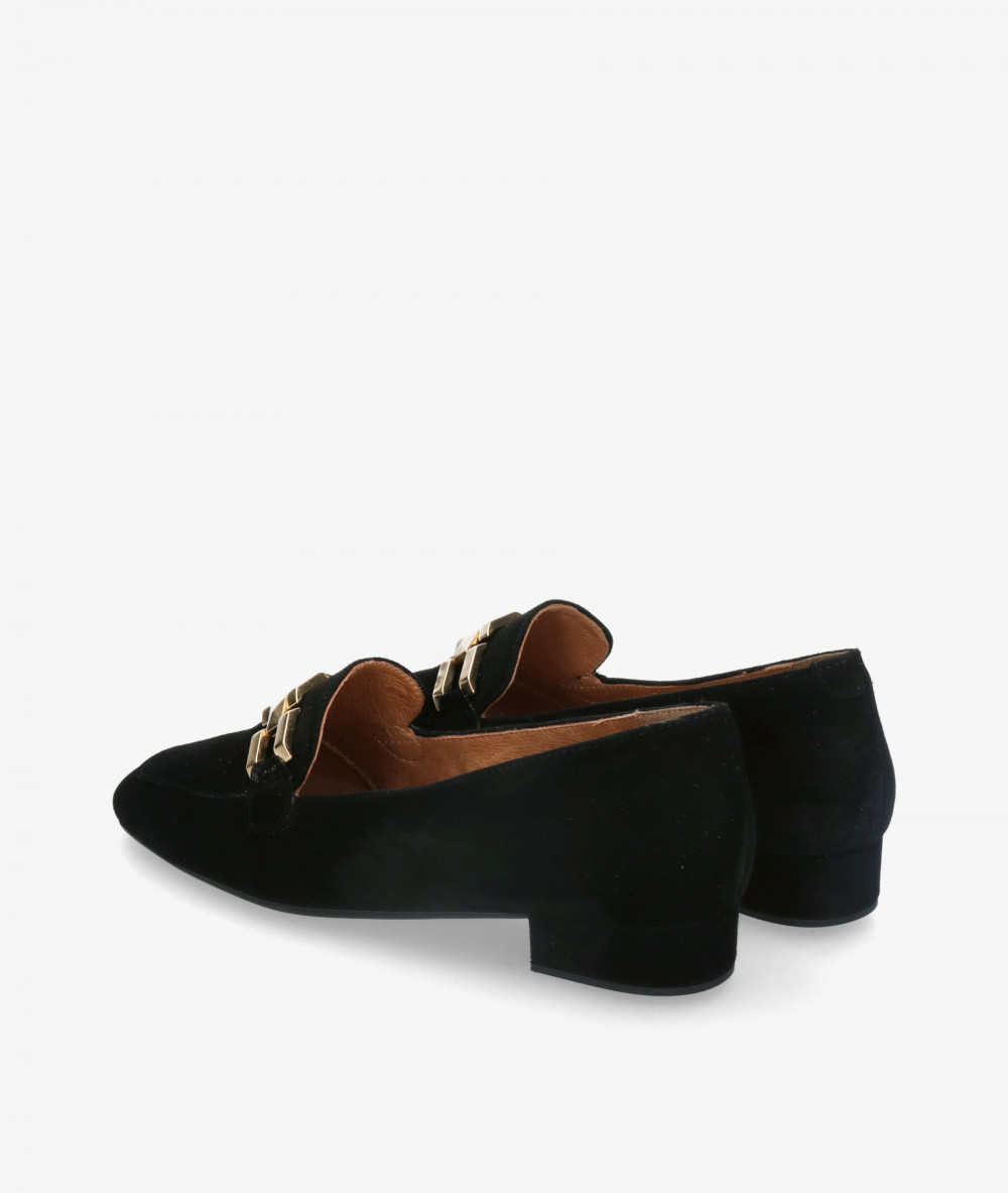 Mocasines pabloochoa.shoes 267 en ante negro Mocasines pabloochoa.shoes 267 en ante negro