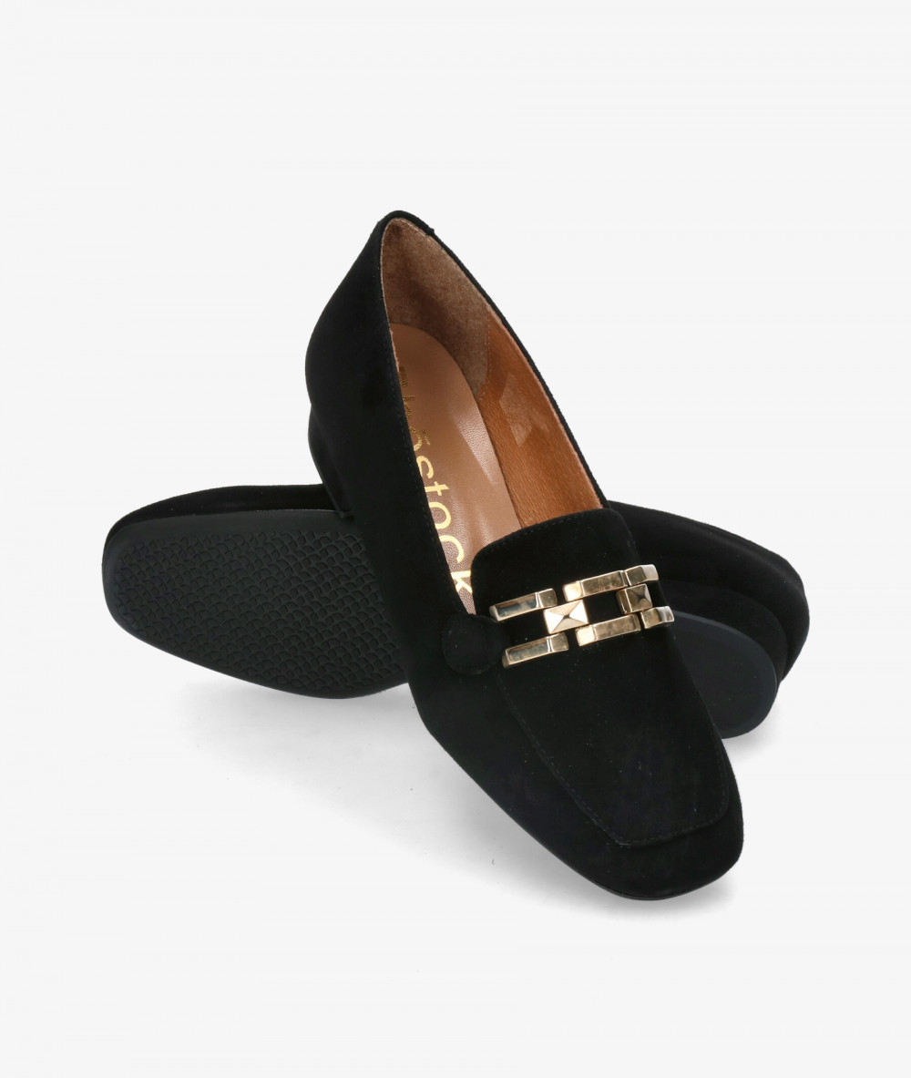 Mocasines pabloochoa.shoes 267 en ante negro Mocasines pabloochoa.shoes 267 en ante negro