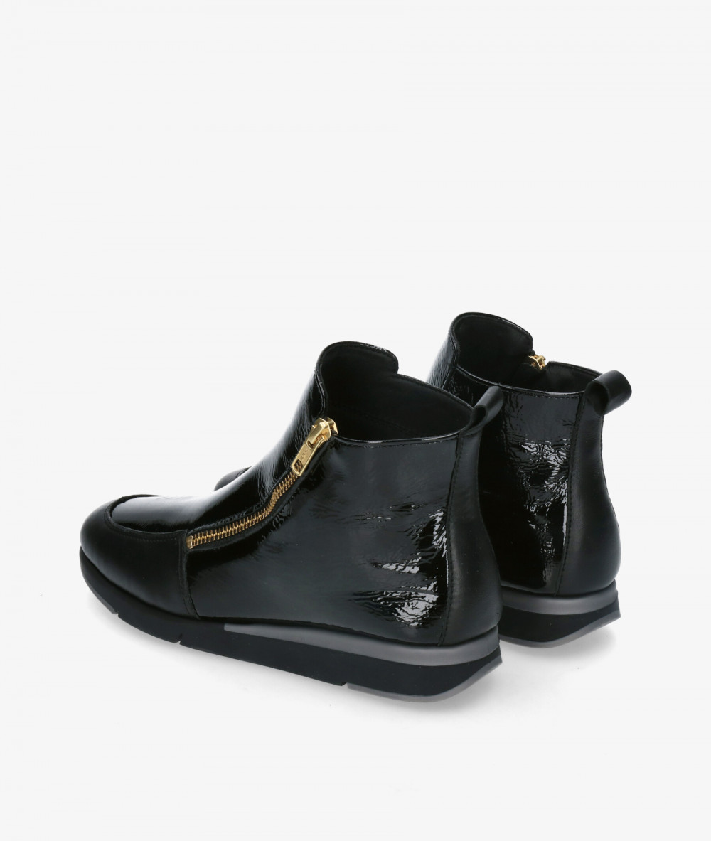 Botines Flex&Go  ST1175-1 en charol negro Botines Flex&Go  ST1175-1 en charol negro