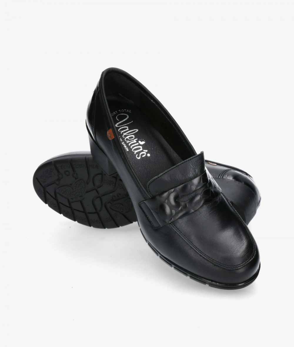Zapatos confort Valeria´s 9541 en negro