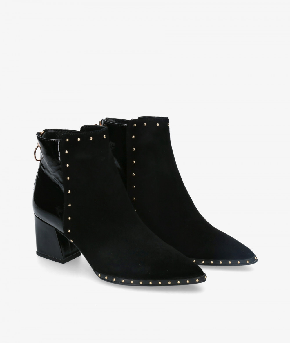 Botines Stephen Allen ERIS - K19118H-K25 en ante negro