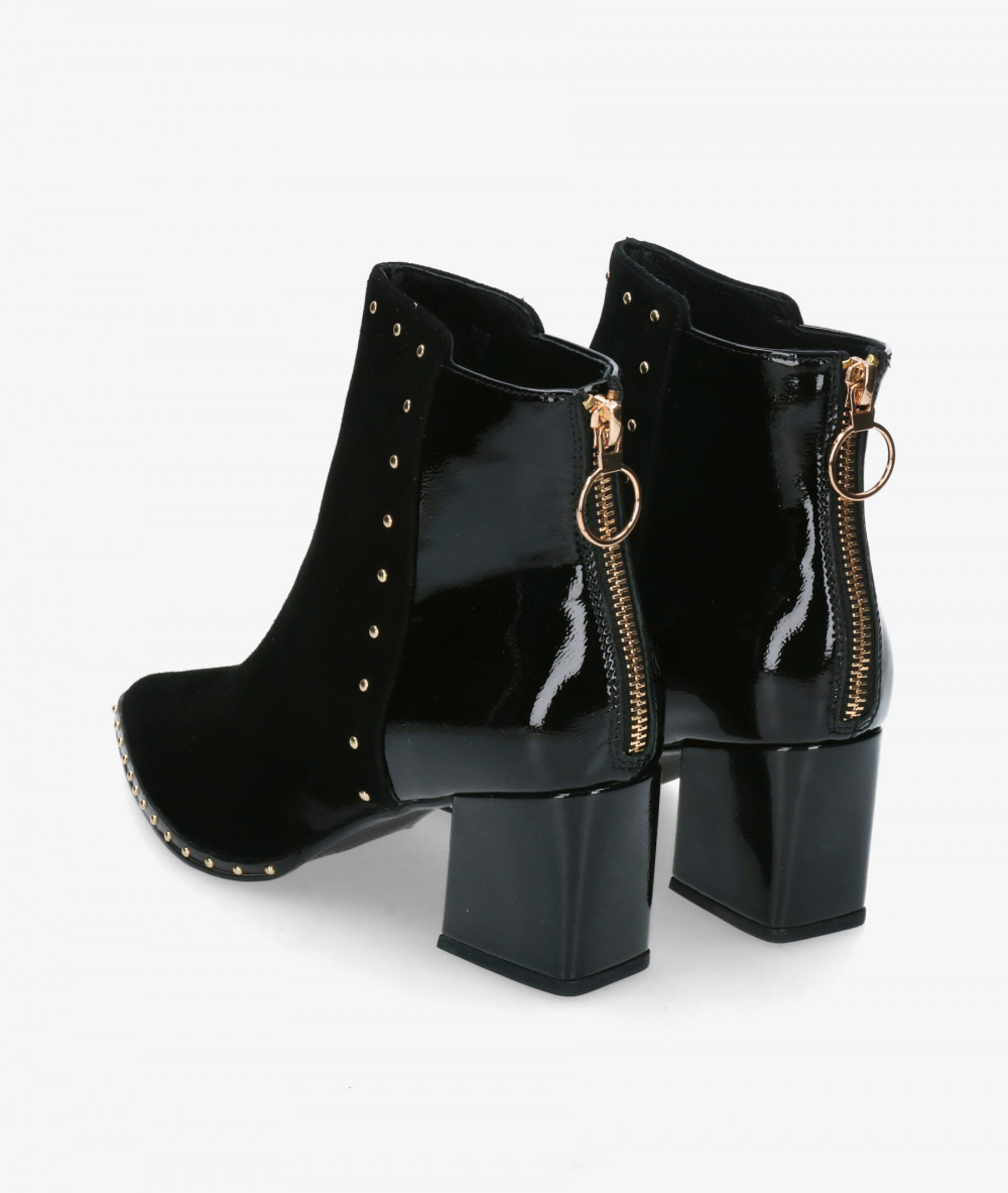 Botines Stephen Allen ERIS - K19118H-K25 en ante negro