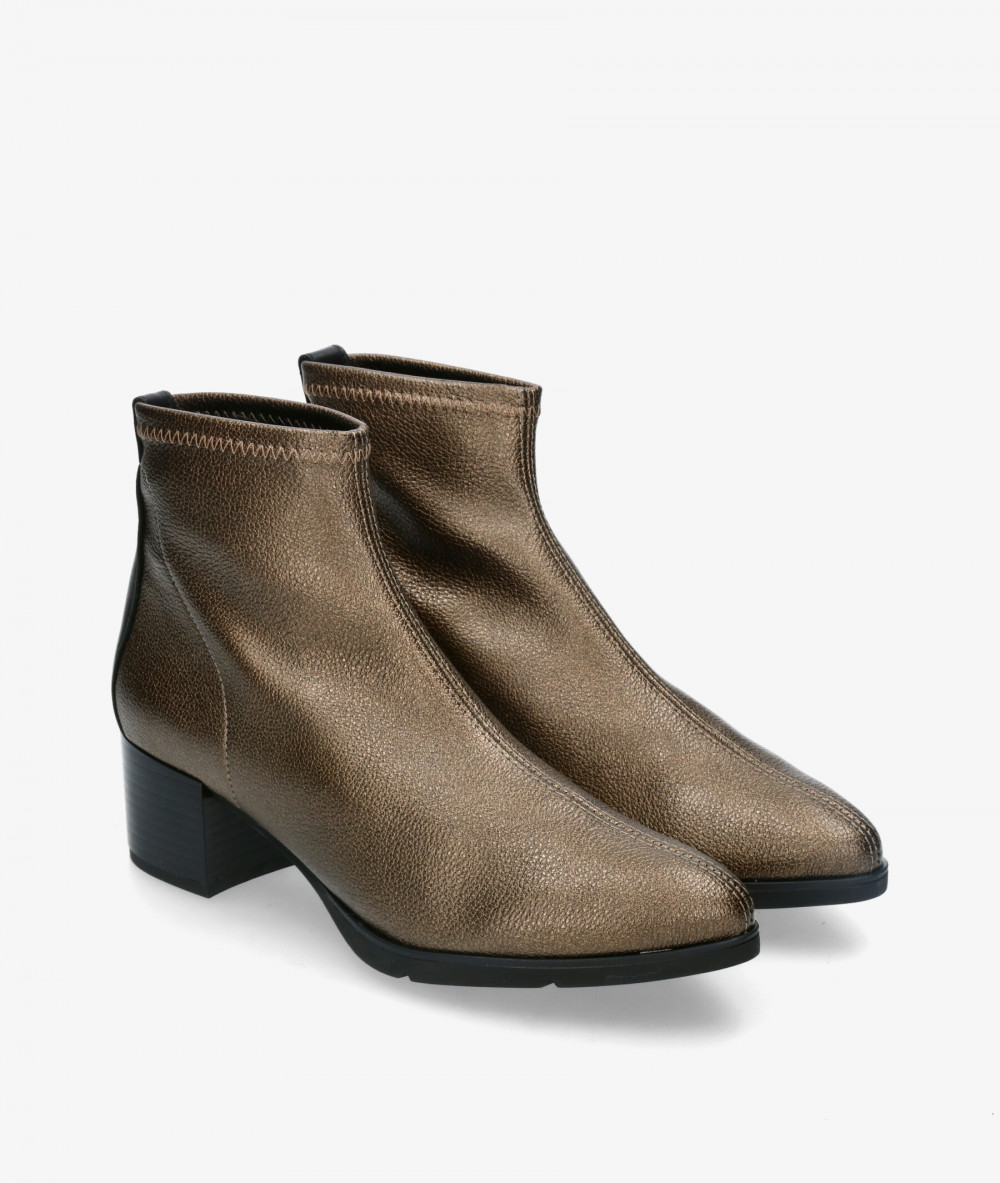 Botines pabloochoa.shoes  5107 en BRONCE LYCRA Botines pabloochoa.shoes  5107 en BRONCE LYCRA