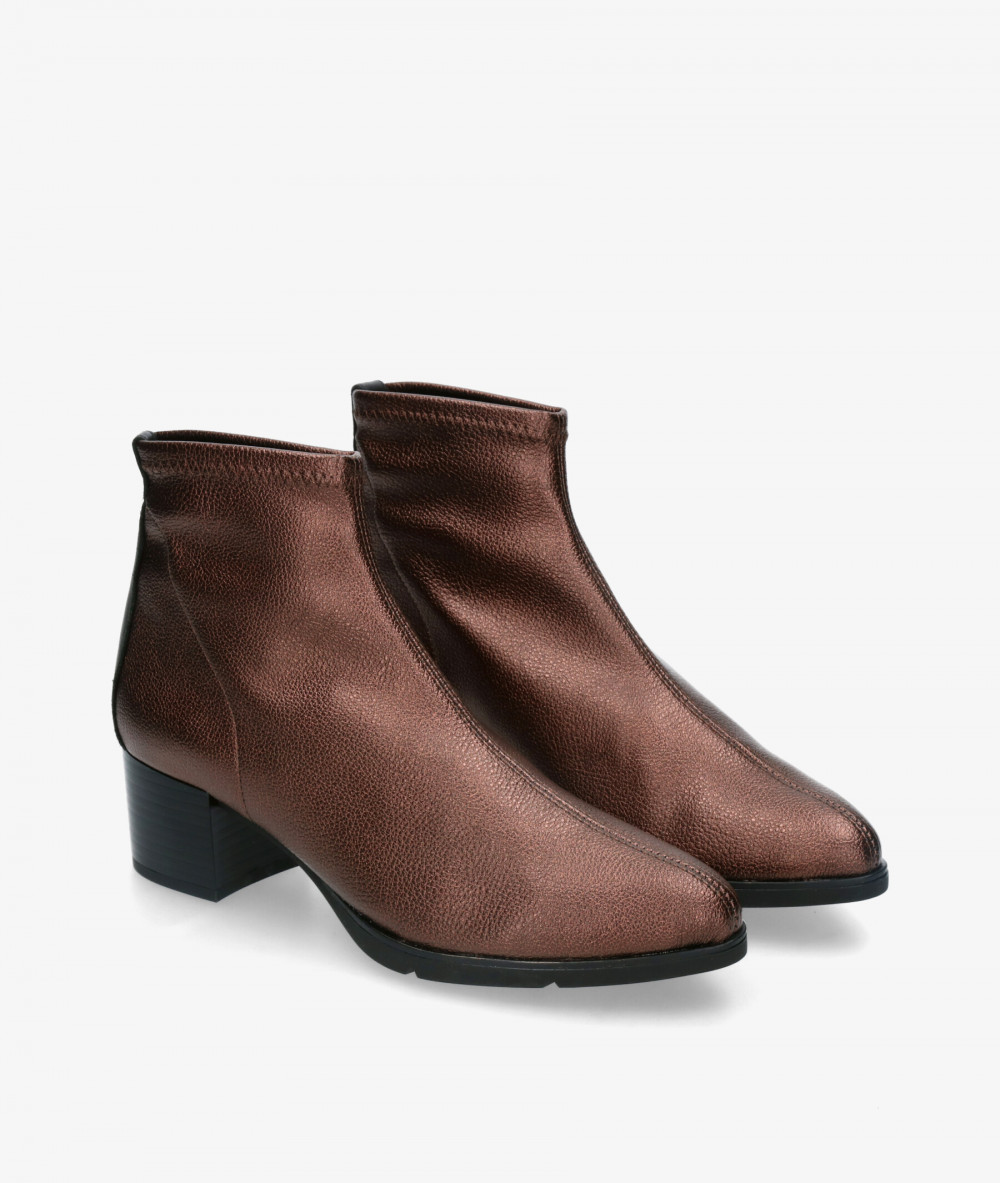 Botines pabloochoa.shoes  5107 en COBRE LYCRA Botines pabloochoa.shoes  5107 en COBRE LYCRA