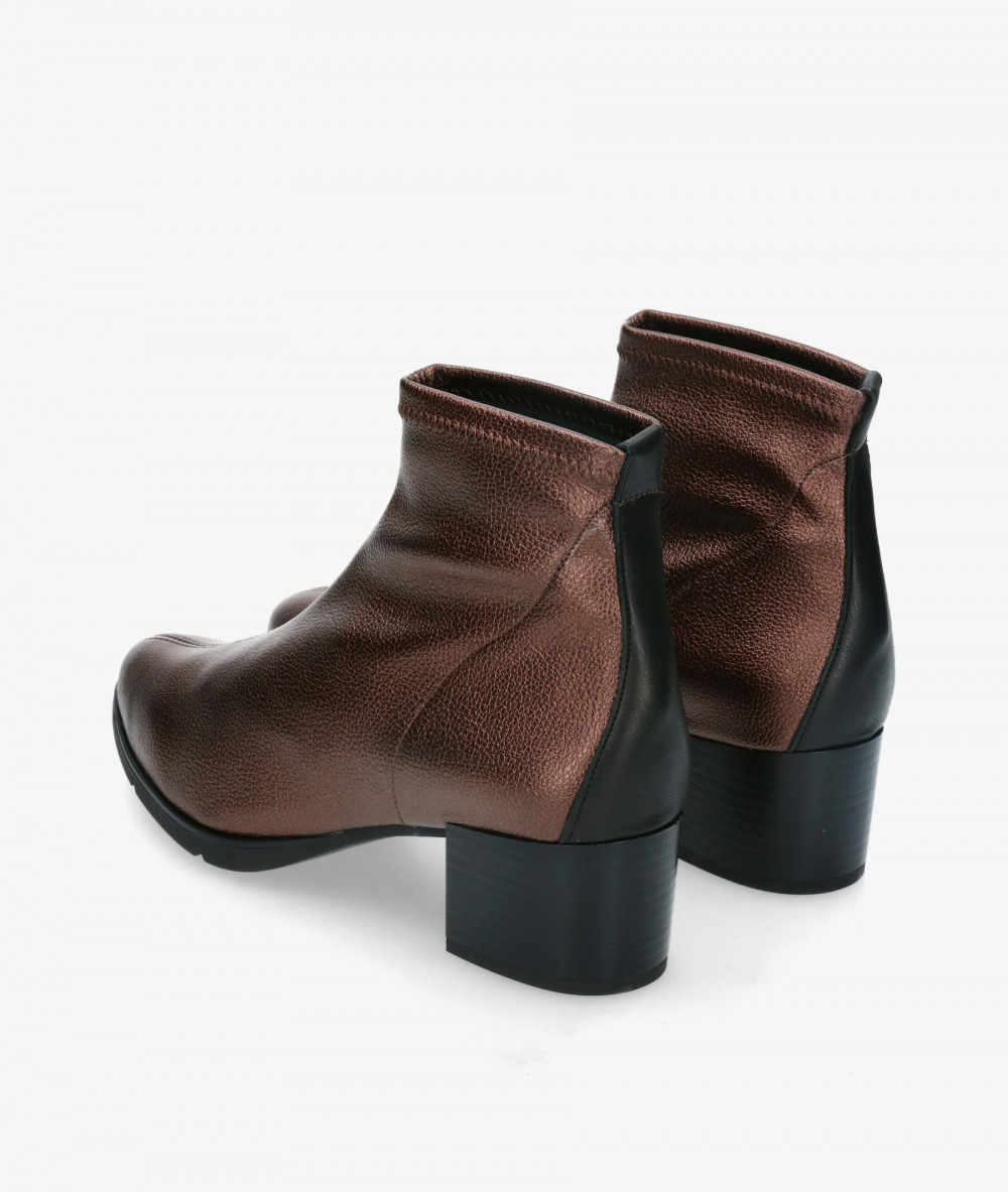 Botines pabloochoa.shoes  5107 en COBRE LYCRA Botines pabloochoa.shoes  5107 en COBRE LYCRA