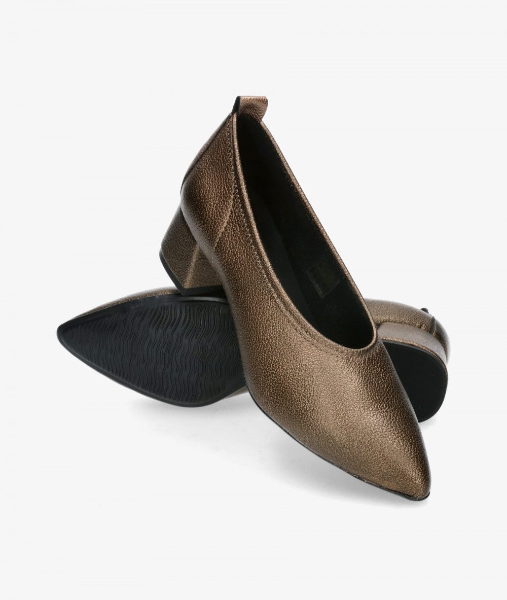 Zapatos de vestir pabloochoa.shoes 5541 en BRONCE LYCRA
