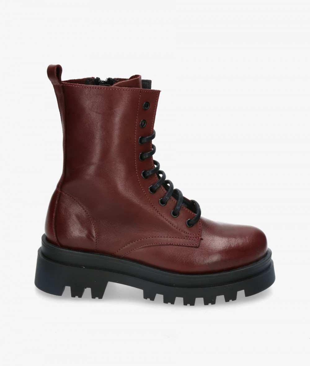 Botines Rhostock  13618 en burdeos Botines Rhostock  13618 en burdeos