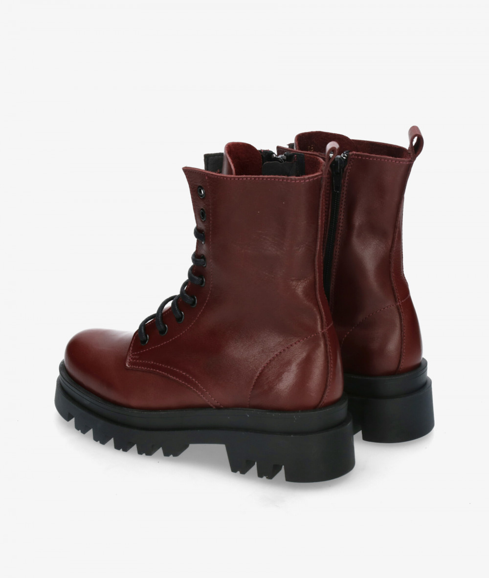Botines Rhostock  13618 en burdeos Botines Rhostock  13618 en burdeos