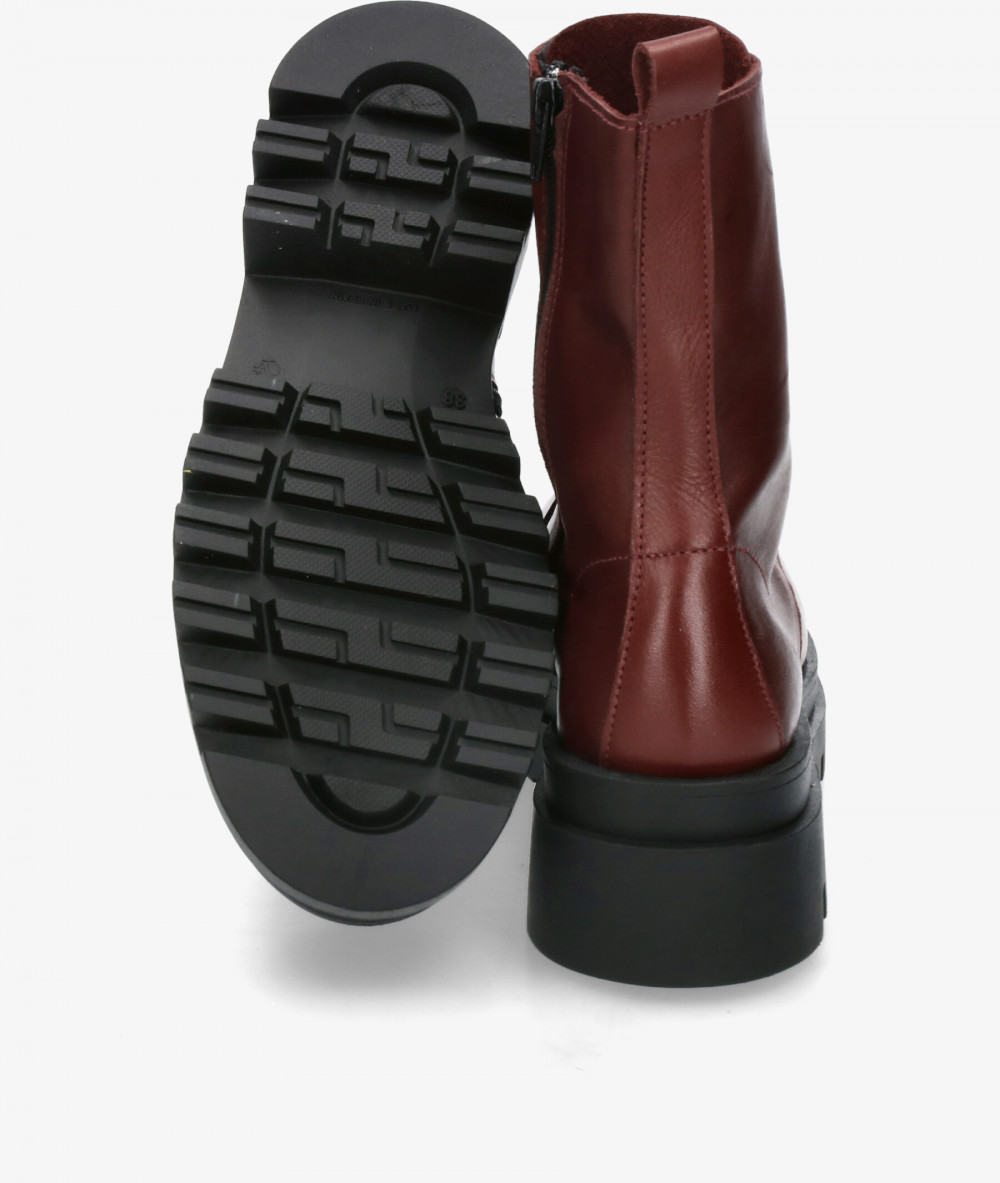Botines Rhostock  13618 en burdeos Botines Rhostock  13618 en burdeos