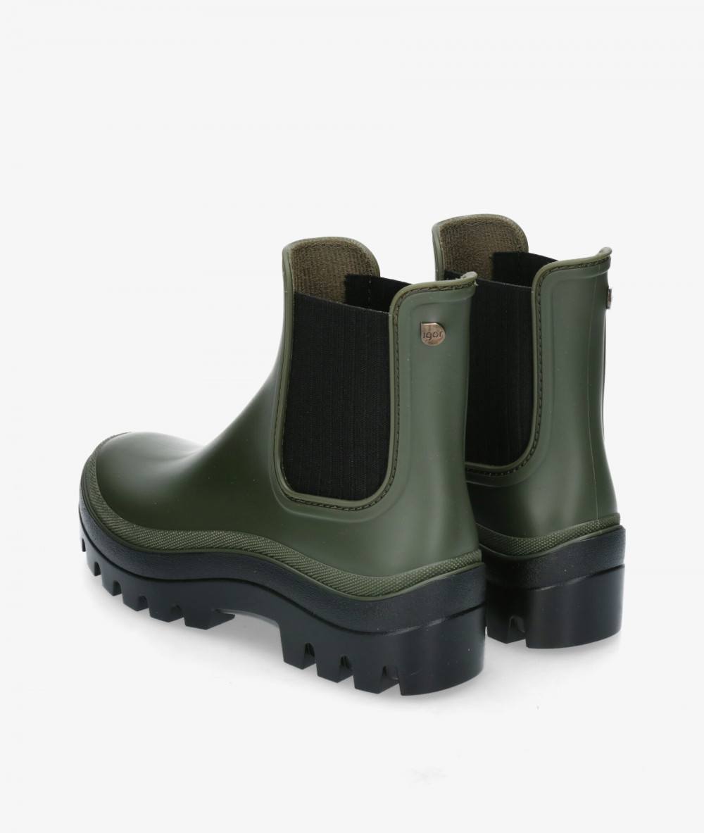 Botines IGOR  W10280 en caki Botines IGOR  W10280 en caki