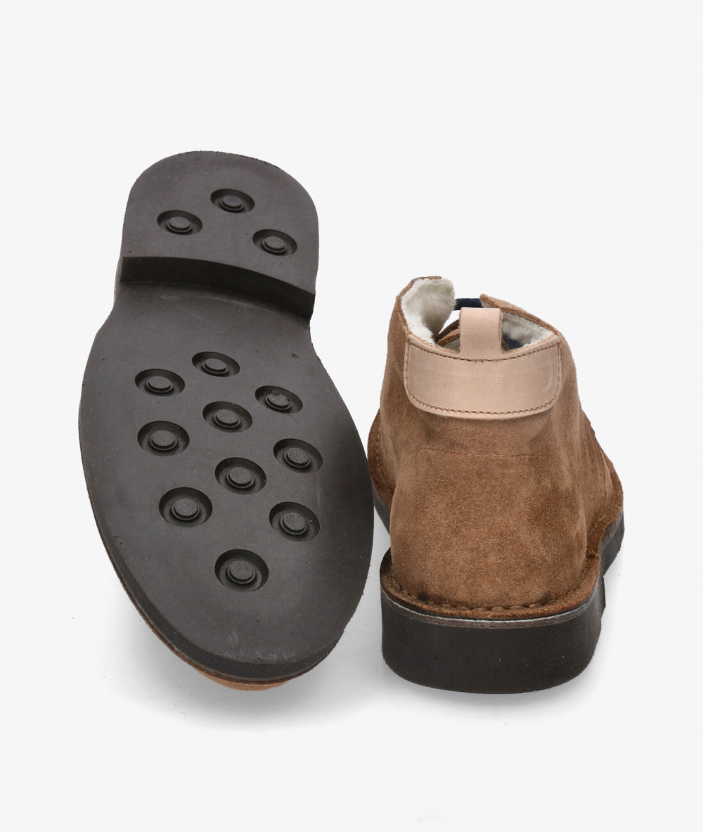 Kénnebec Boots  SAFARI 2500 in taupe split suede