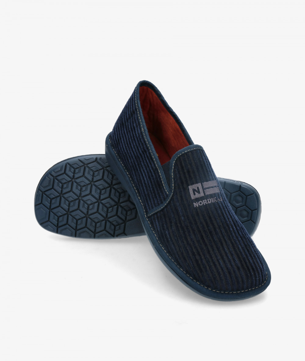 Zapatillas de casa Nordikas  132/F en azul marino Zapatillas de casa Nordikas  132/F en azul marino