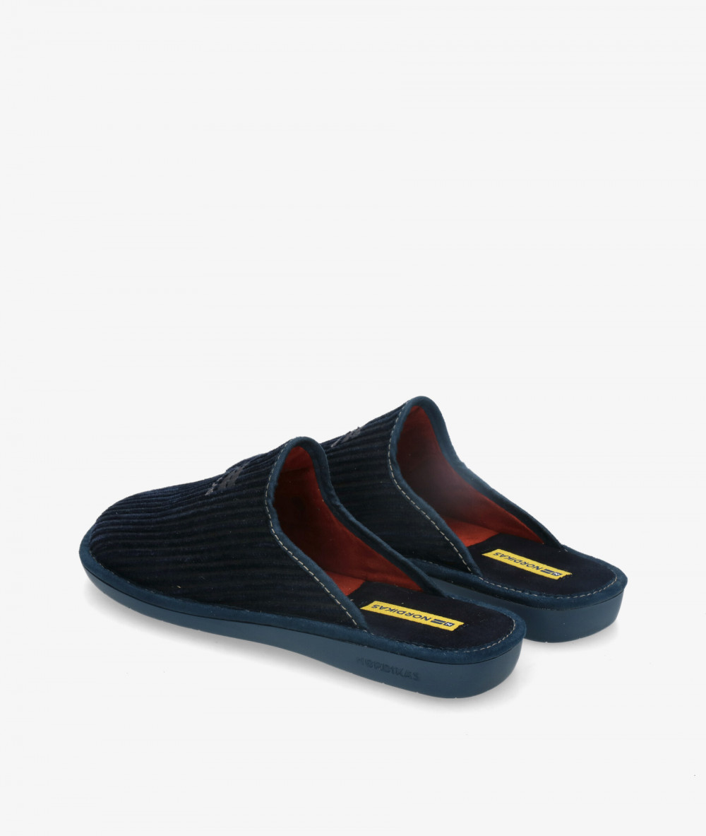 Zapatillas de casa Nordikas  236/F en azul marino Zapatillas de casa Nordikas  236/F en azul marino
