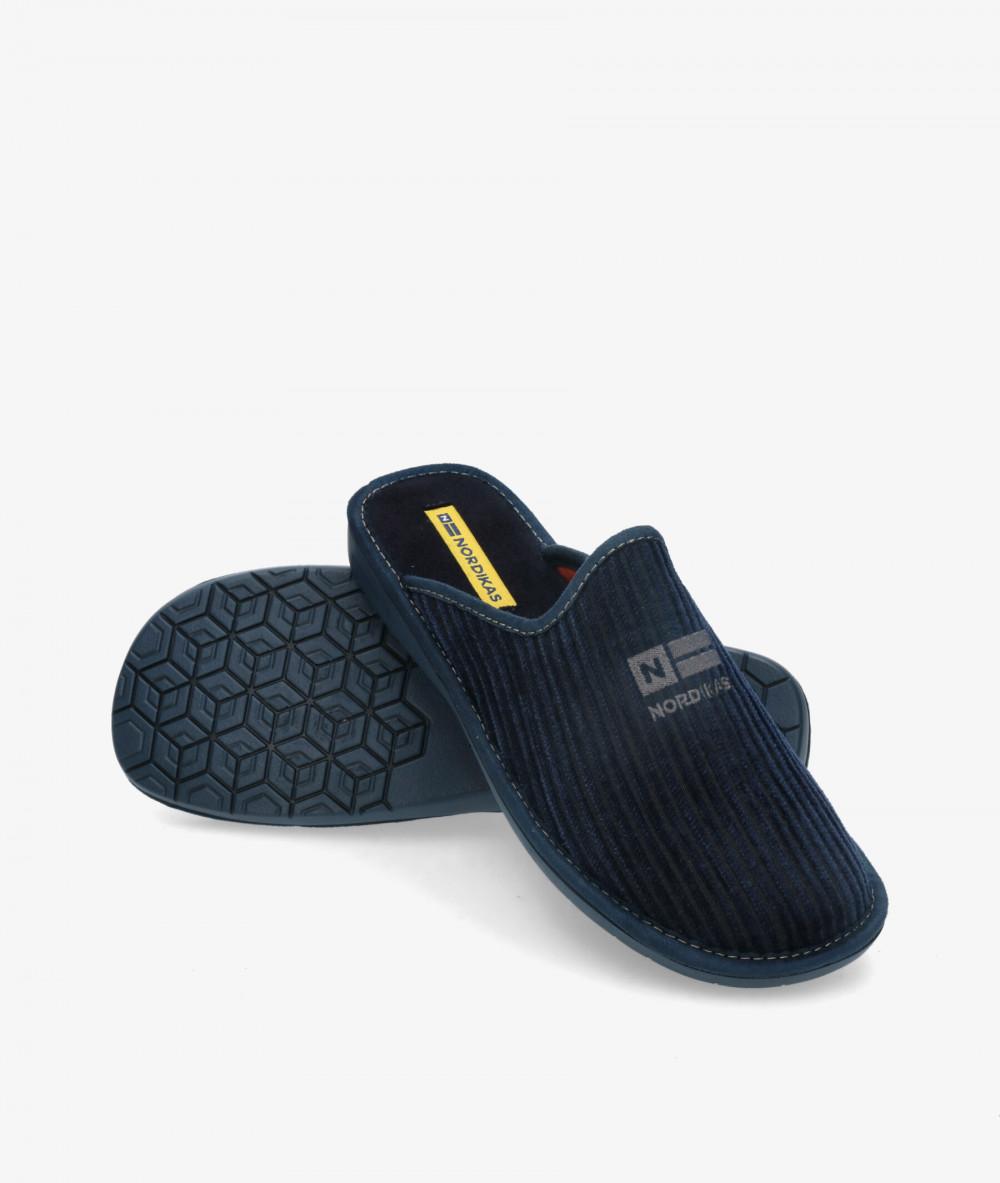 Zapatillas de casa Nordikas  236/F en azul marino Zapatillas de casa Nordikas  236/F en azul marino