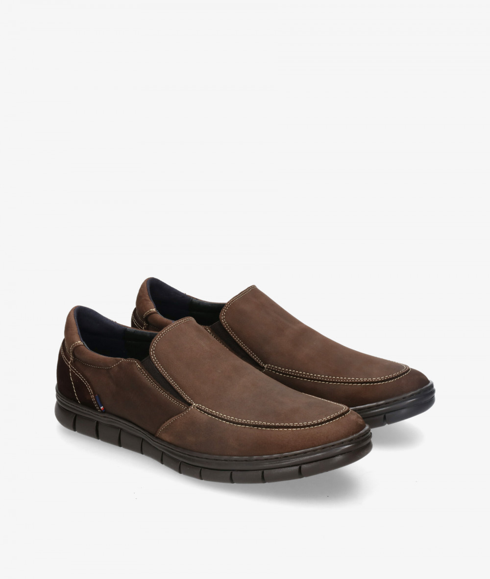 Zapatos casual Traveris 09022 en nobuck marrón Zapatos casual Traveris 09022 en nobuck marrón