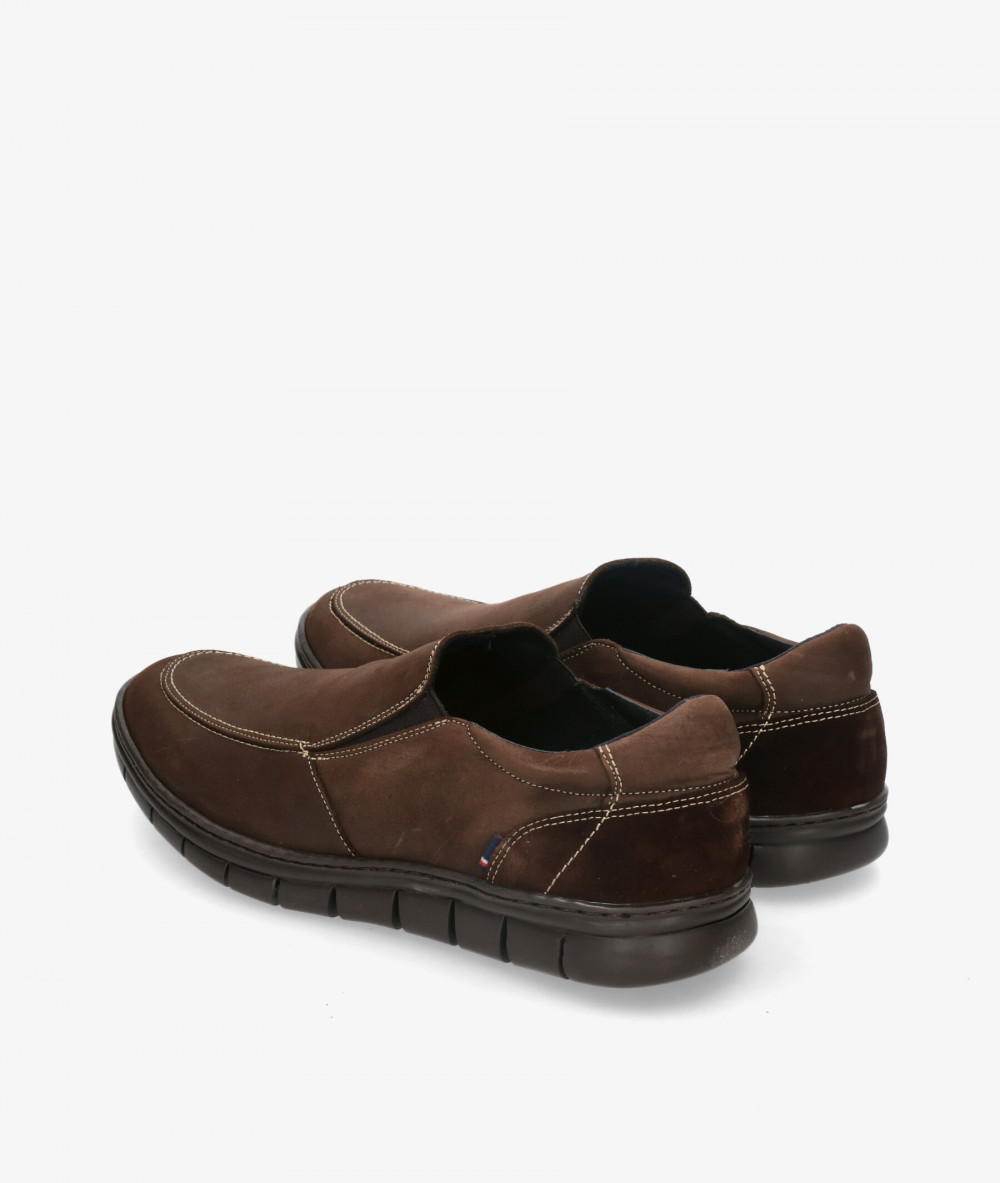 Zapatos casual Traveris 09022 en nobuck marrón Zapatos casual Traveris 09022 en nobuck marrón