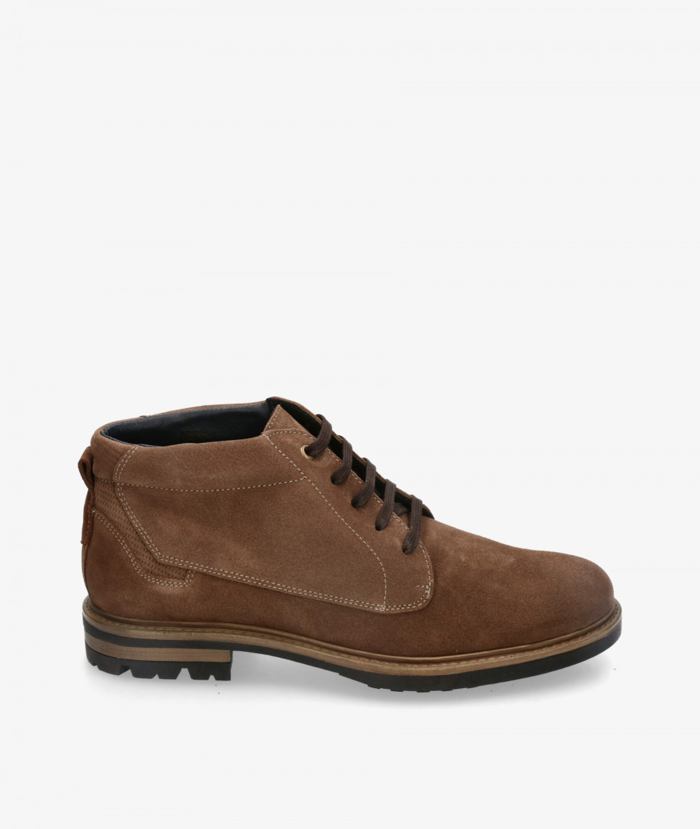 Botas Traveris  35814 en serraje taupe Botas Traveris  35814 en serraje taupe