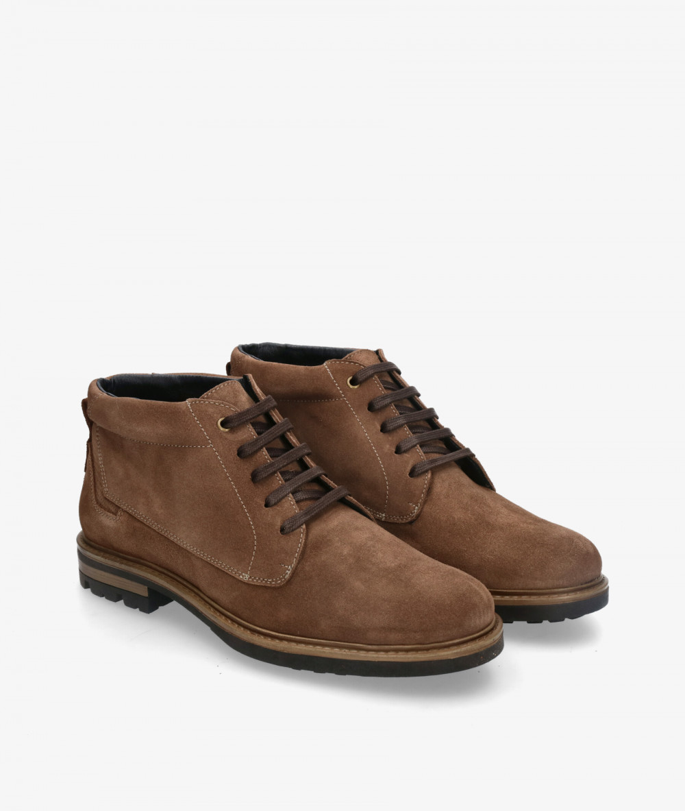 Botas Traveris  35814 en serraje taupe Botas Traveris  35814 en serraje taupe