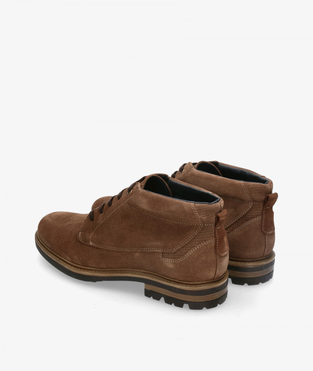 Botas Traveris  35814 en serraje taupe Botas Traveris  35814 en serraje taupe
