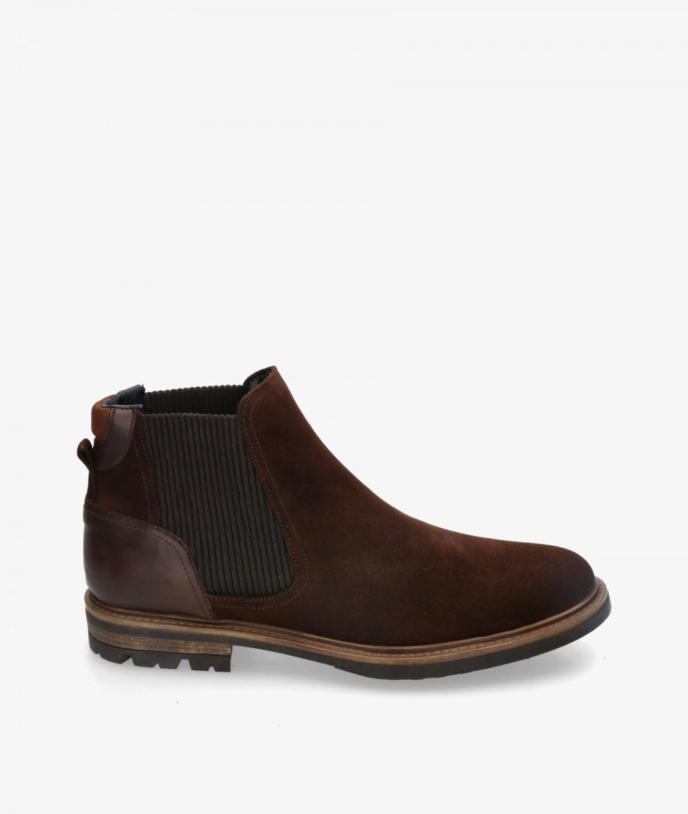 Botas Traveris  35815 en serraje marrón Botas Traveris  35815 en serraje marrón
