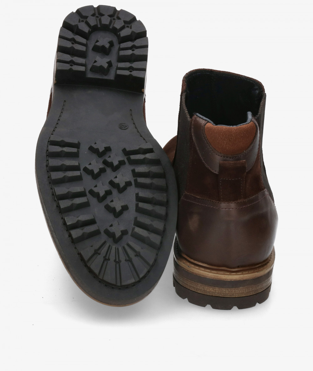 Botas Traveris  35815 en serraje marrón Botas Traveris  35815 en serraje marrón