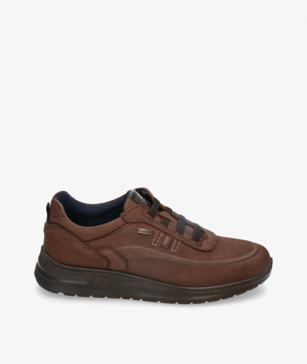 Zapatos casual LUISETTI 36211 GS en nobuck marrón Zapatos casual LUISETTI 36211 GS en nobuck marrón