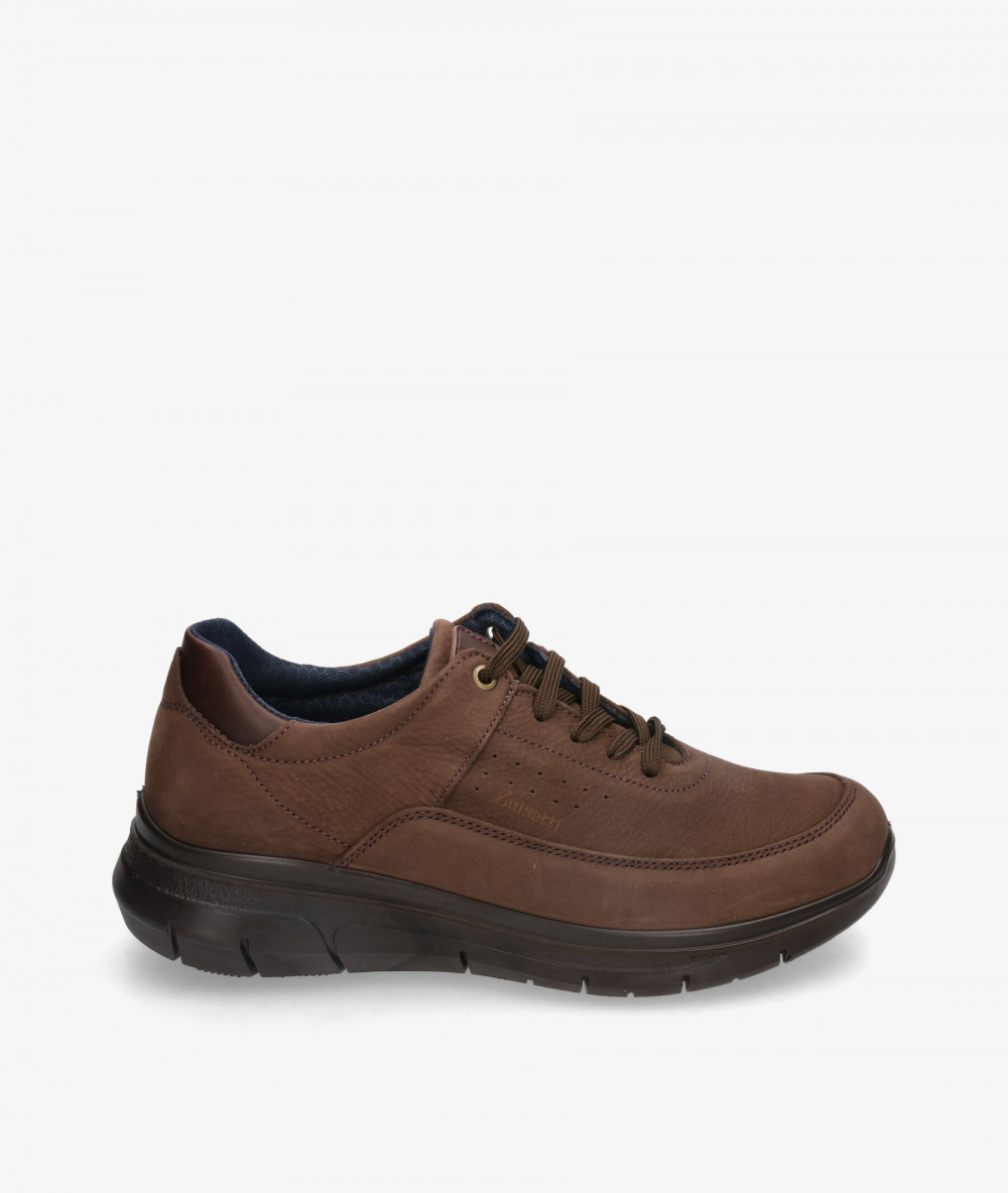 Zapatos casual LUISETTI 36102 NO en nobuck marrón Zapatos casual LUISETTI 36102 NO en nobuck marrón