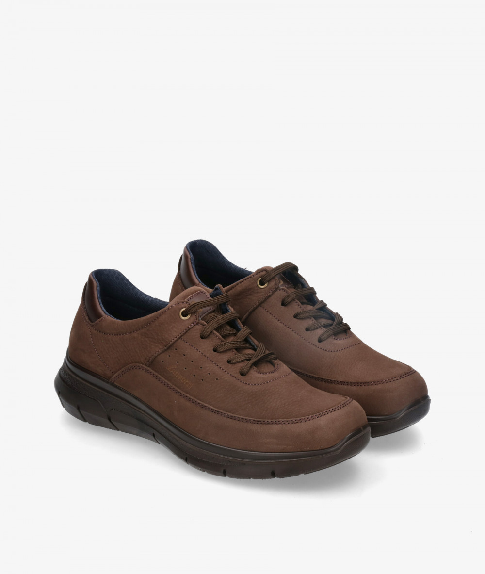 Zapatos casual LUISETTI 36102 NO en nobuck marrón Zapatos casual LUISETTI 36102 NO en nobuck marrón