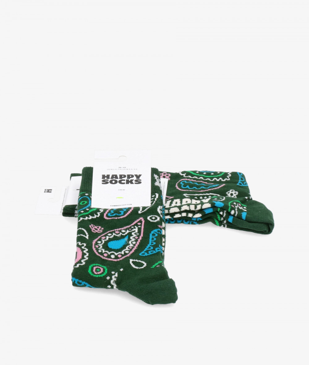 Calcetínes unisex HAPPY SOCKS P000086 en verde