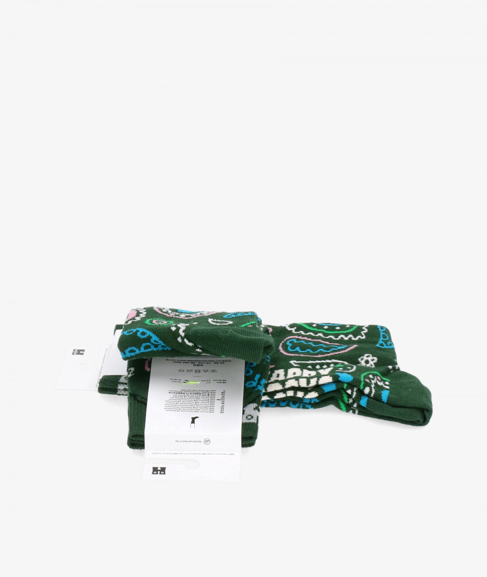 Calcetínes unisex HAPPY SOCKS P000086 en verde