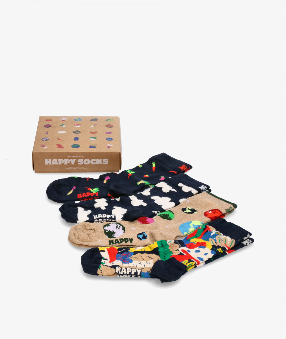 Pack de calcetines HAPPY SOCKS P000320 en azul marino