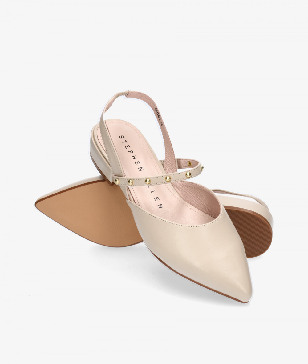 Stephen Allen Dress low heel shoes K19123-C39  ERITREA in off-white