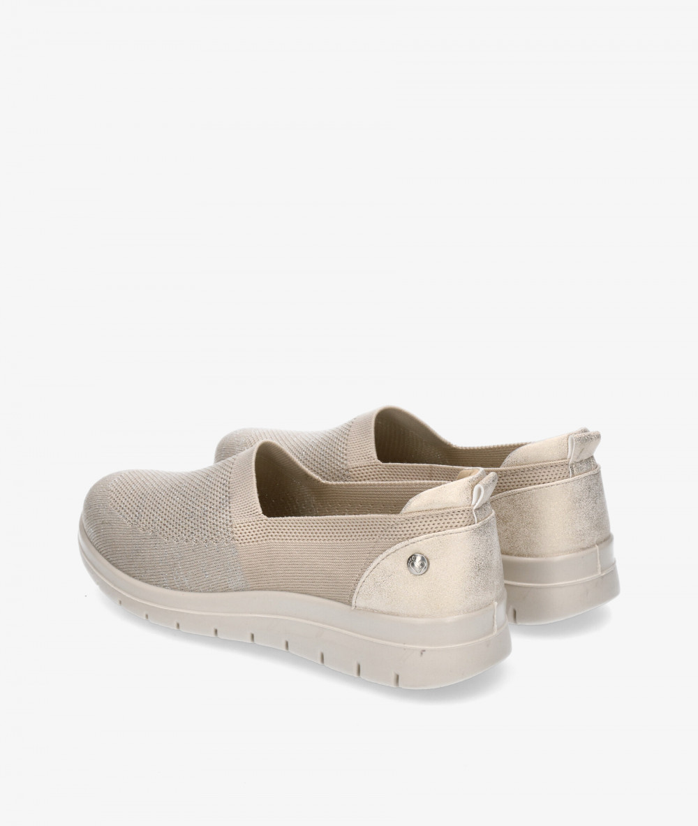 Amarpies everyday low heels shoes 26331 in beige