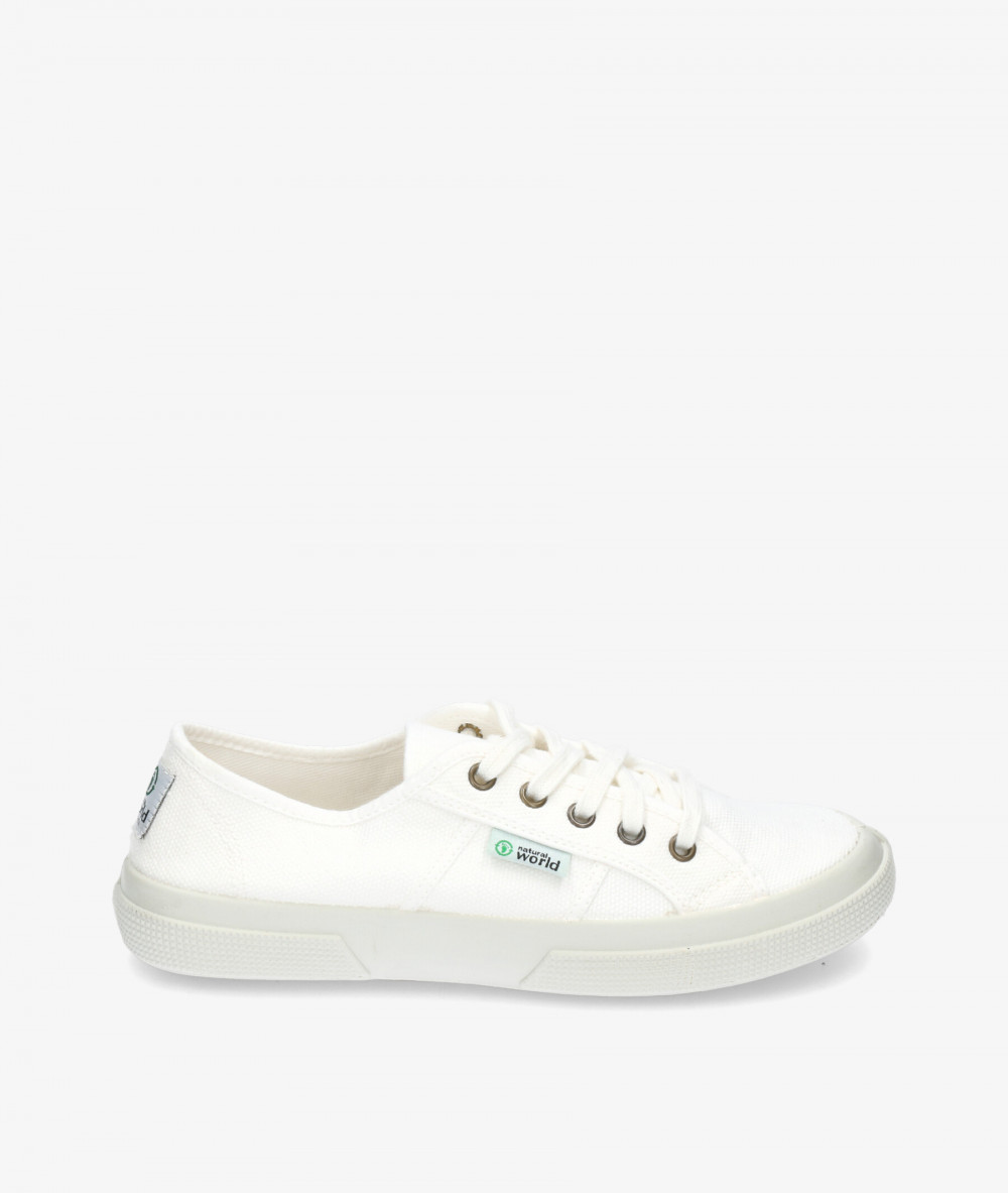 Natural World Sneakers  901 OLD BLOSSOM in white