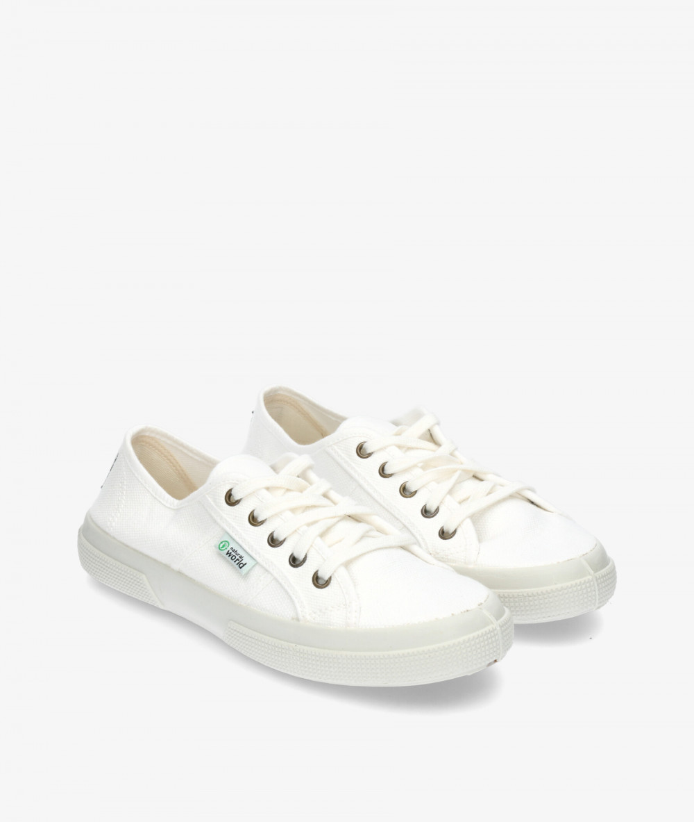 Natural World Sneakers  901 OLD BLOSSOM in white