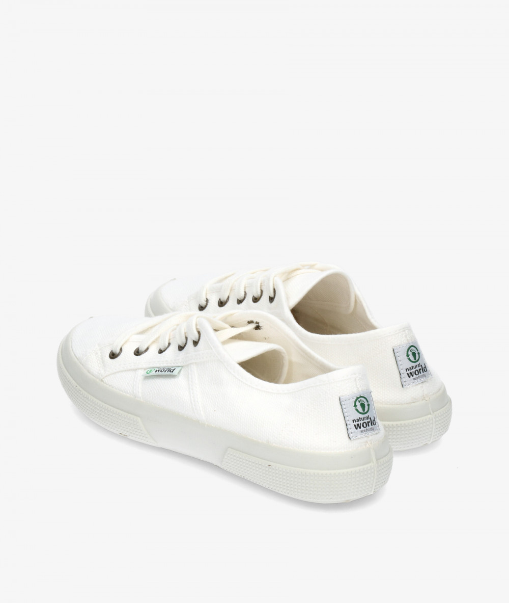 Natural World Sneakers  901 OLD BLOSSOM in white