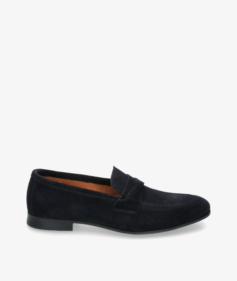Kénnebec Loafers 22009 in blue split suede