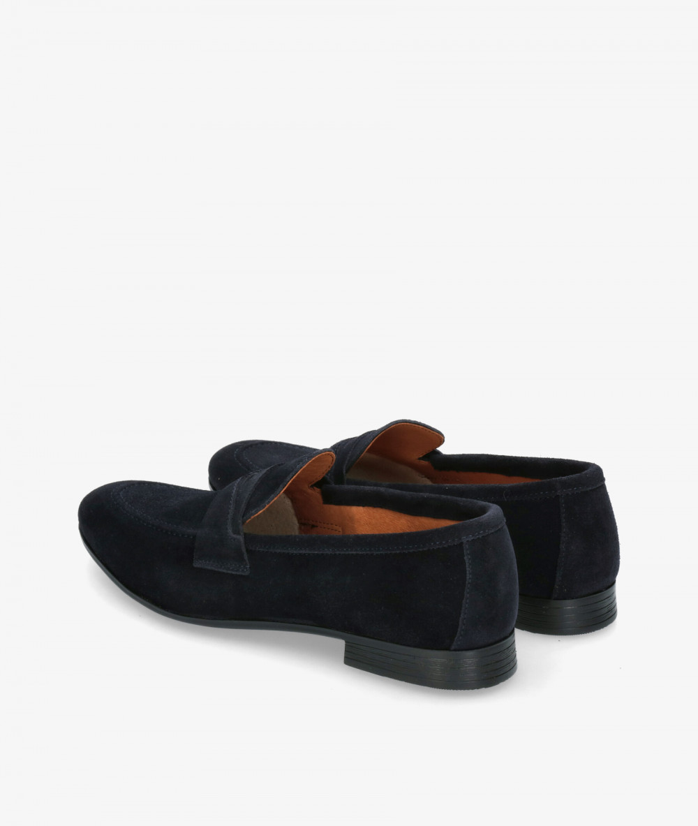 Kénnebec Loafers 22009 in blue split suede