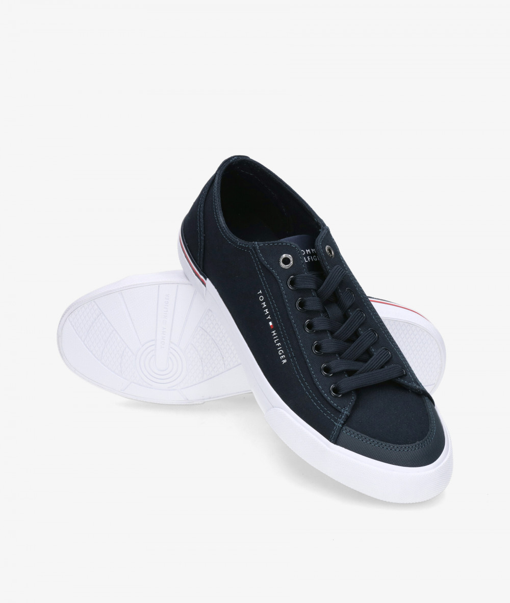 Tommy Hilfiger Sneakers  CORPORATE VULC CANVAS in navy blue