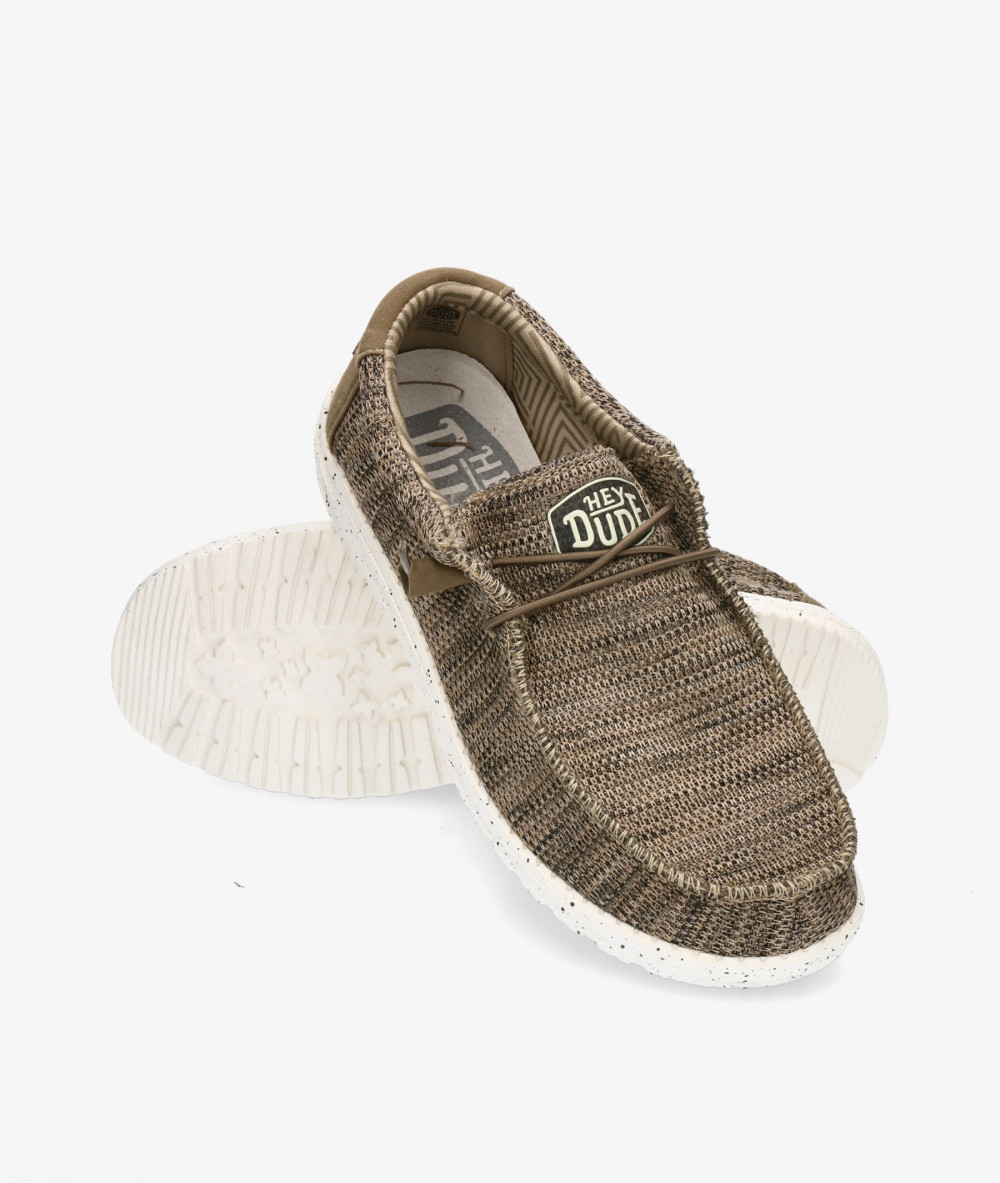 Dude Canvas shoes WALLY SOX in taupe