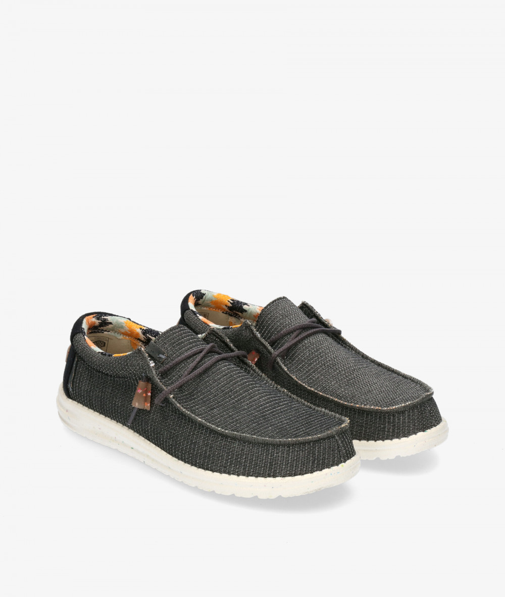 Dude Canvas shoes WALLY ECO in black