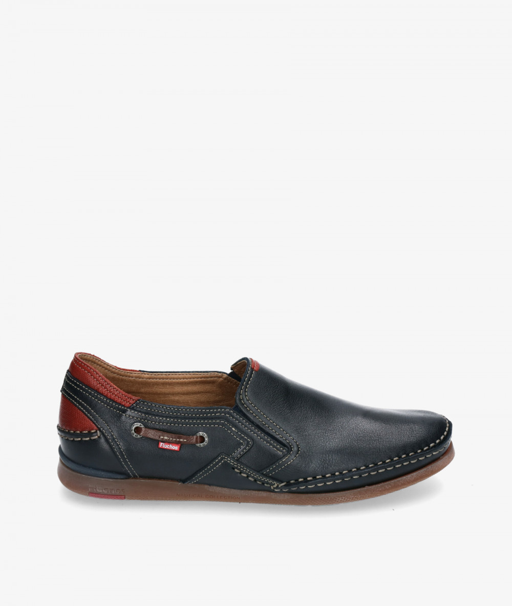 Fluchos Loafers 9883 in navy blue