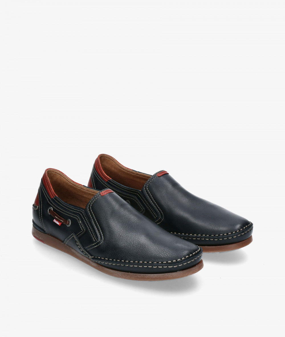 Fluchos Loafers 9883 in navy blue