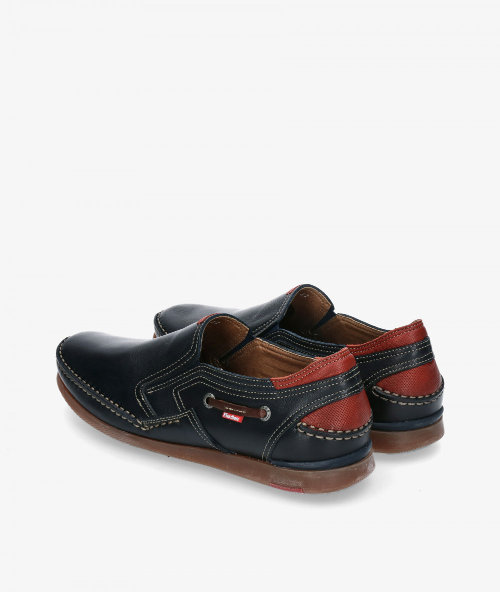 Fluchos Loafers 9883 in navy blue