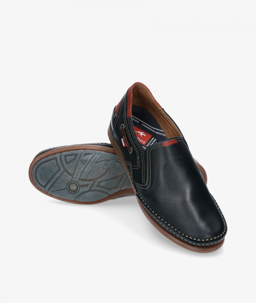 Fluchos Loafers 9883 in navy blue